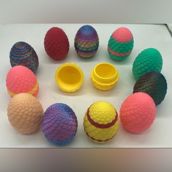 1 Dozen -Threaded Dragon Egg Stash Jar | Dragon Scales Egg | Threaded Easter Egg - Picture 7 of 7